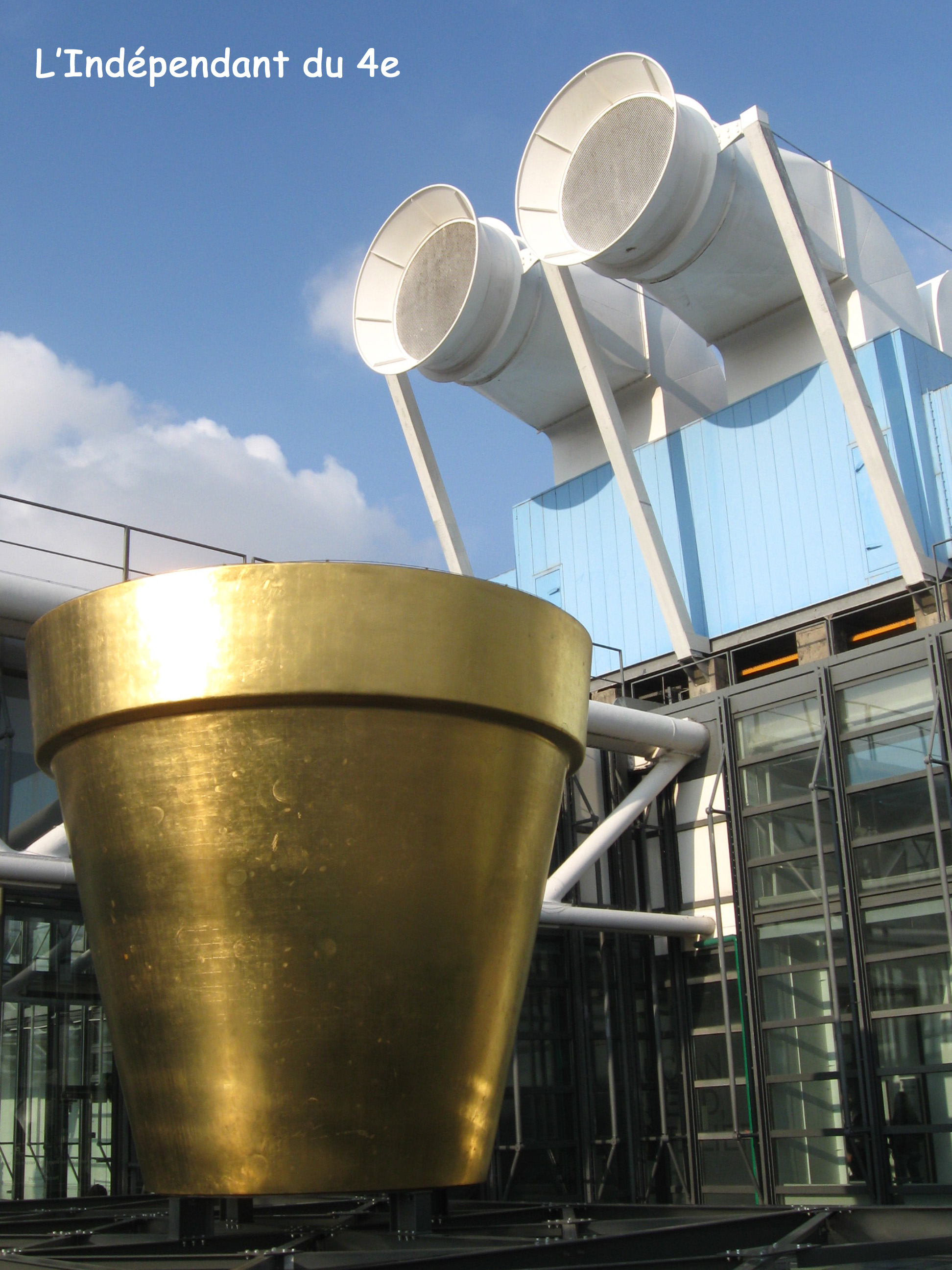 Pot de fleur - Centre Pompidou