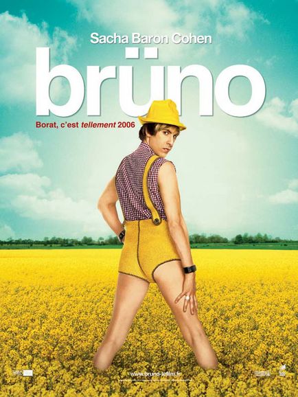  Sacha Baron Cohen, Larry Charles dans Brüno (Affiche)